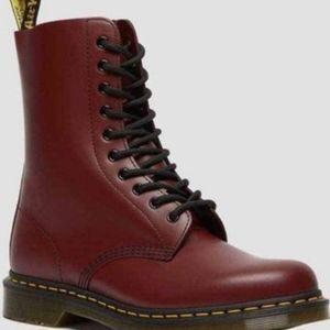 Dr. Martens size 10 unisex mid calf cherry boots